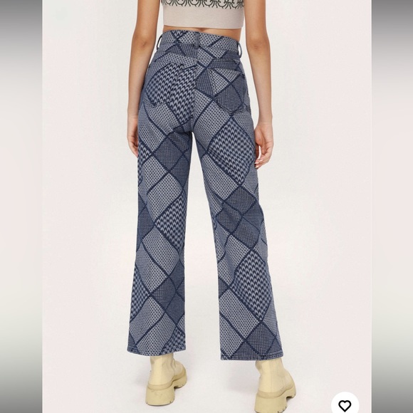 Denim pattern pants - Picture 2 of 4